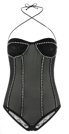  오세리 민소매 티셔츠 OGY143 BLACK MULTICOLOR