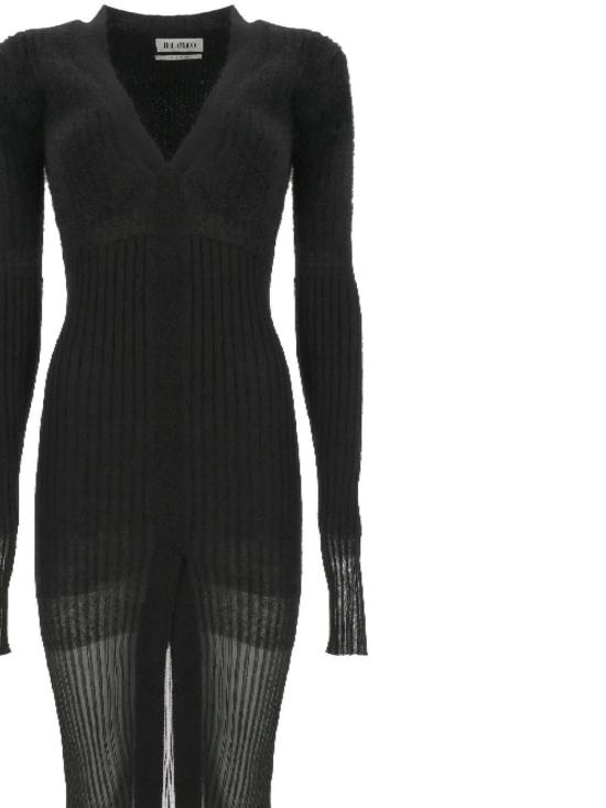 24FW 디 아티코 롱 원피스 247WCM178 KMIX4 629 Black - THE ATTICO