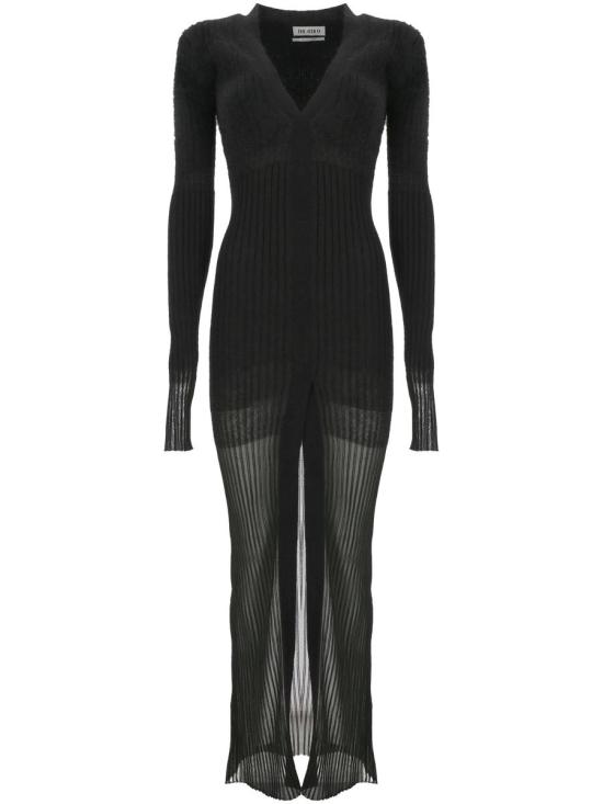 24FW 디 아티코 롱 원피스 247WCM178 KMIX4 629 Black