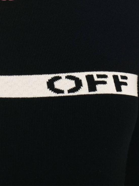 24FW 오프화이트 숏 원피스 OWHI099F24KNI001 1001 Black - OFF WHITE