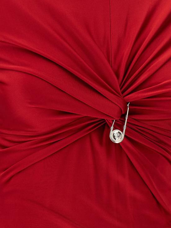 25SS 베르사체 원피스 10184751A124971RB30 RED - VERSACE