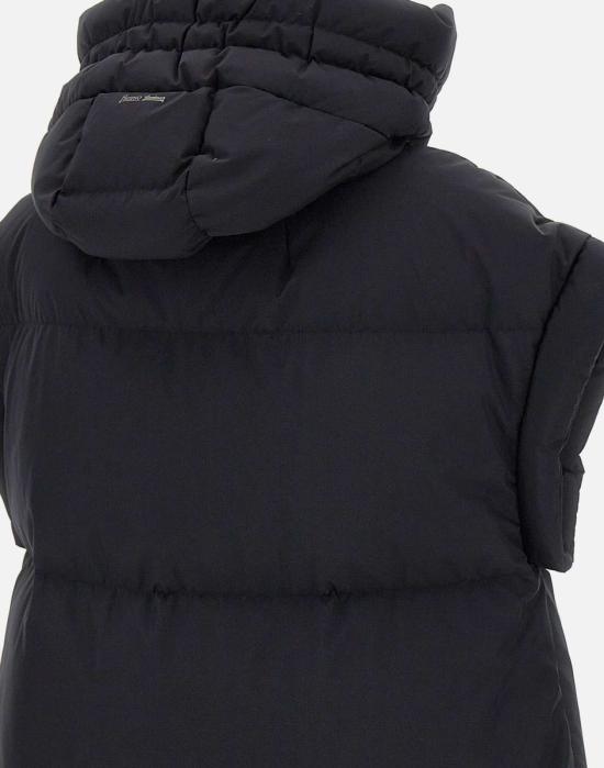 24FW 에르노 베스트 PI00372DL 11106 9300 Black - HERNO