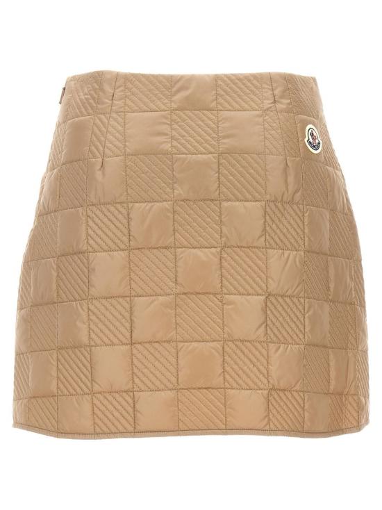 24FW 몽클레어 숏 스커트 2D00001788LM239 Beige - MONCLER