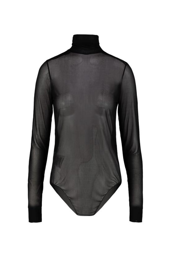  마르지엘라 바디수트 티셔츠 S51NA0098 S24639 Black