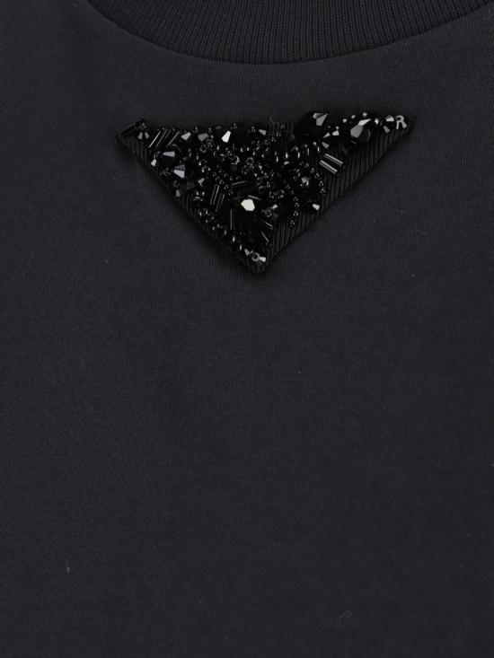 24FW 프라다 반팔 티셔츠 3551BRSOOO150T F0170 Black - PRADA