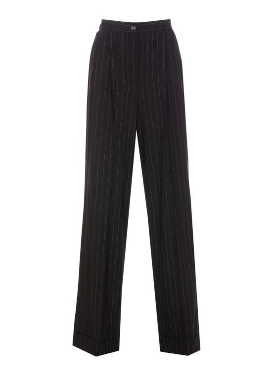 24FW 돌체앤가바나 스트레이트 팬츠 FTBMPTFRBDK S8051 Black