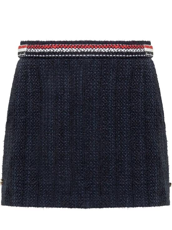 24FW 톰브라운 숏 스커트 FGCA04AF0721 415 BLUE