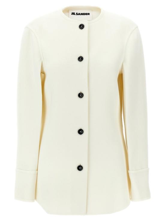  질샌더 자켓 J03DL0165J40006105 WHITE