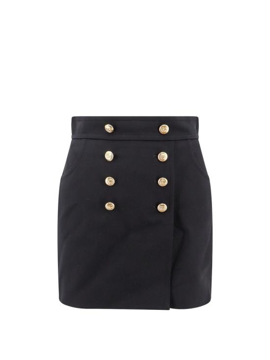  구찌 숏 스커트 756549ZAD88 1000 Black