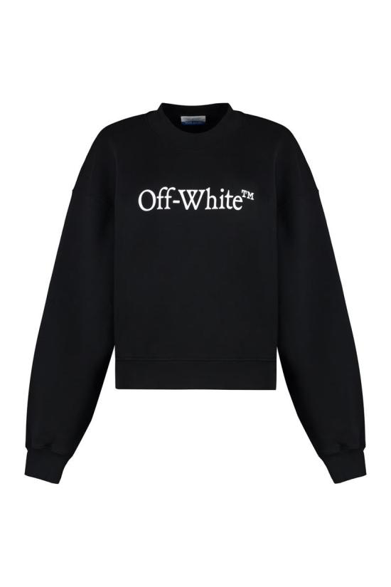24FW 오프화이트 스웨터 OWBA075C99FLE001 1001 Black