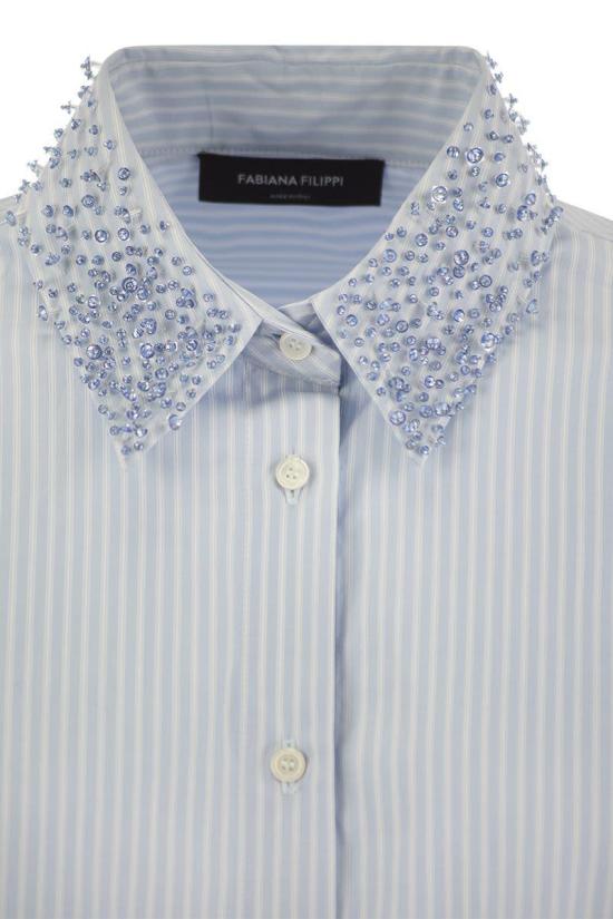  파비아나 필리피 셔츠 CAD274F238 D667 VRU BLUE - FABIANA FILIPPI