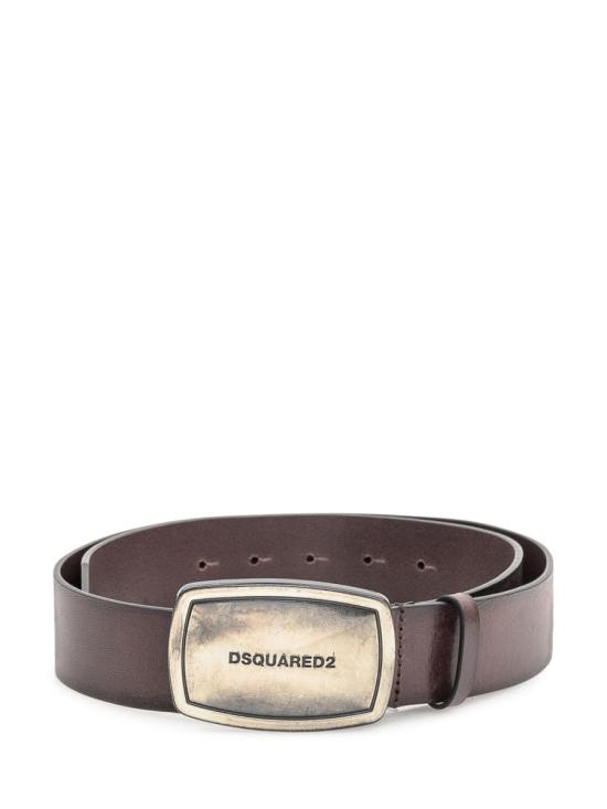25SS 디스퀘어드2 가죽 벨트 BEM022336007874 M1168 BROWN - DSQUARED2