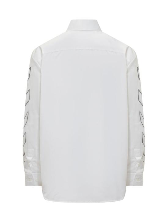 25SS 오프화이트 긴팔 셔츠 OMGE004S25FAB0020110 WHITE - OFF WHITE