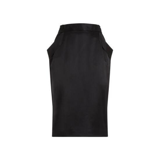  생로랑 숏 스커트 767245 Y6H40 1000 Black