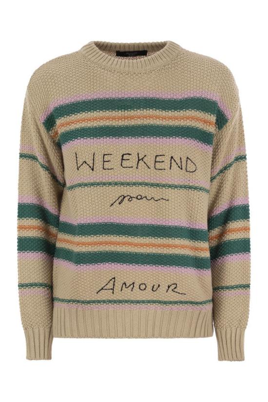 25SS 위켄드막스마라 스웨터 2515361211600 001 Beige