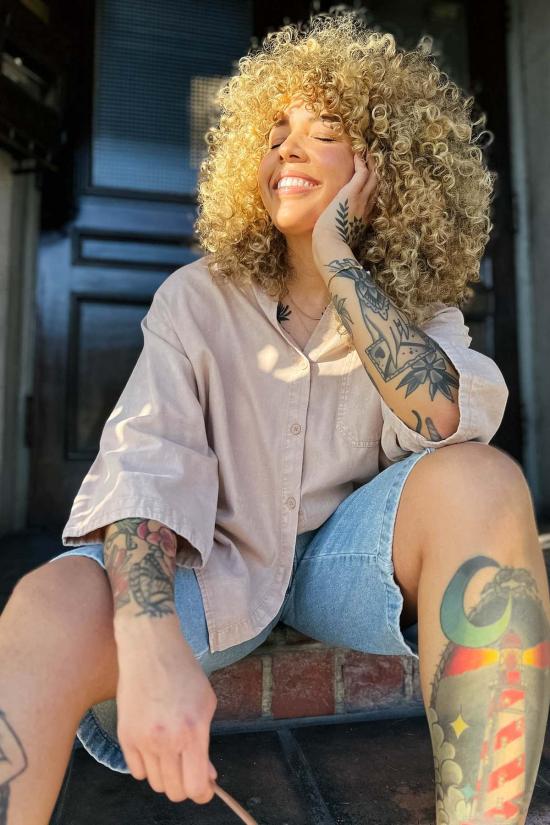  Double Zero 반팔 티셔츠 더블 제로 타라 워븐 버튼 프런트 셔츠 블랙/다크 토프 - OTHER BRANDS