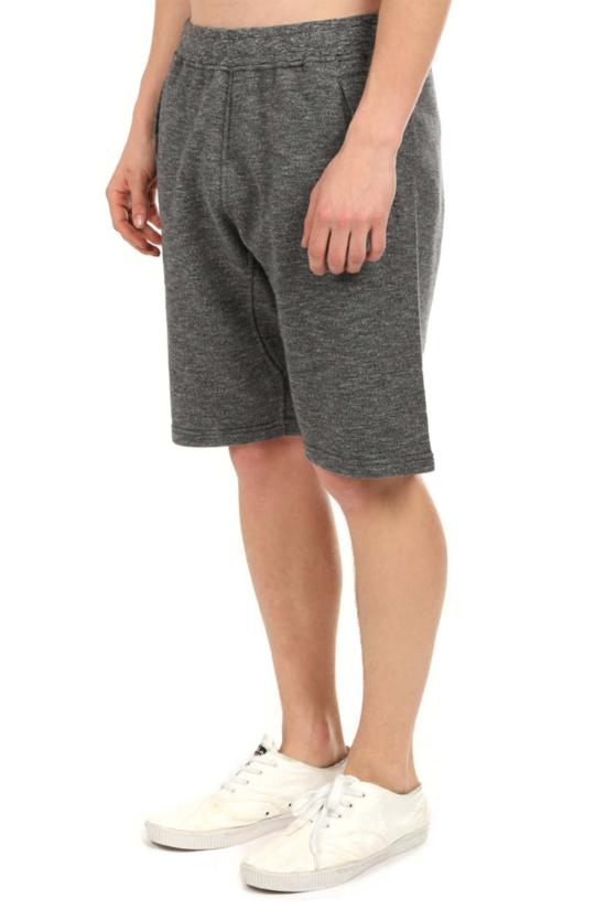  스톤 아일랜드 숏팬츠 플리스 숏 차콜 - STONE ISLAND