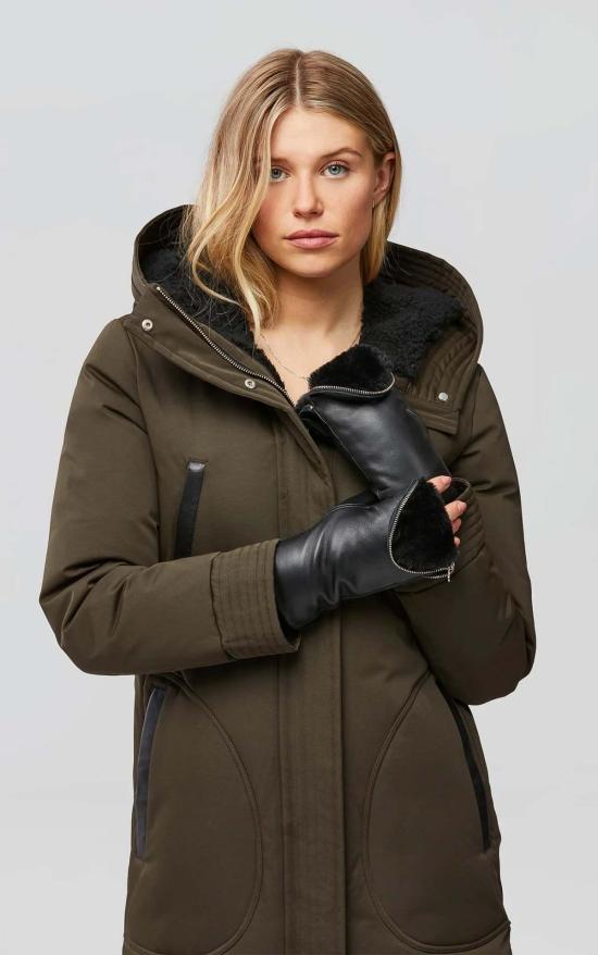  SOIA & KYO 장갑 Soia & Kyo Betrice 인조 털 안감  블랙 - OTHER BRANDS