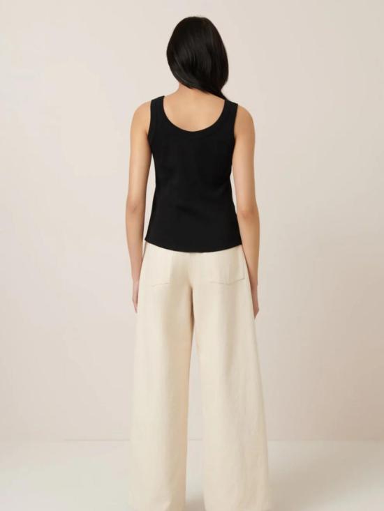  코우토우 민소매 티셔츠 에브리데이 싱글렛 블랙 - KOWTOW