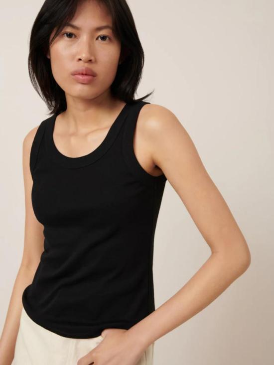  코우토우 민소매 티셔츠 에브리데이 싱글렛 블랙 - KOWTOW