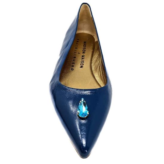  Madison Maison™ 플랫 슈즈 마이라 발레 플랫 블루 - OTHER BRANDS