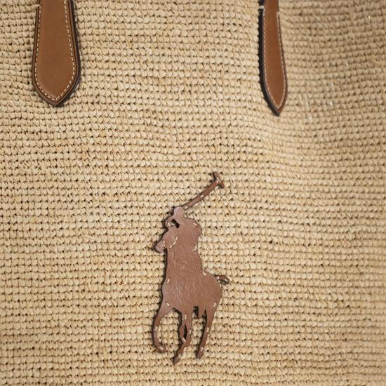 26SS 폴로 랄프로렌 숄더백 428923661 NATURAL RED - POLO RALPH LAUREN