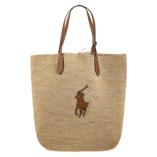 26SS 폴로 랄프로렌 숄더백 428923661 NATURAL RED