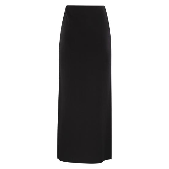 25SS 막스마라 롱 스커트 2511301013600 BLACK - MAX MARA