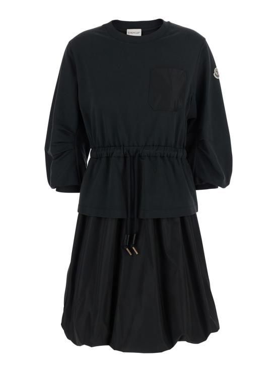 25SS 몽클레어 코튼 드레스  8I0001489A1K999 Black