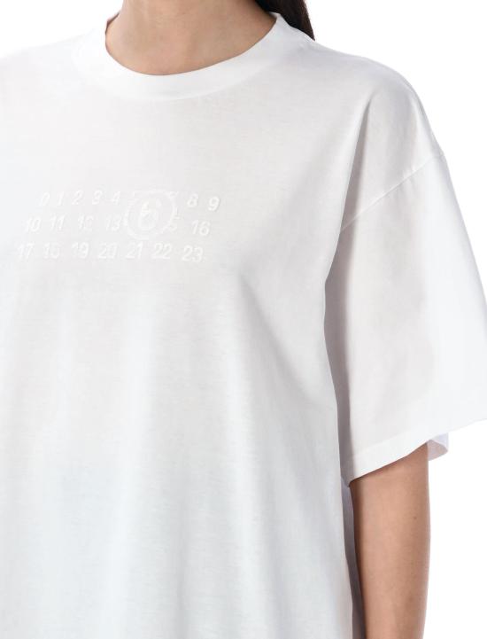 25SS MM6 메종마르지엘라 반팔 티셔츠 S62GD0202M20115 100 WHITE - MM6 MAISON MARGIELA