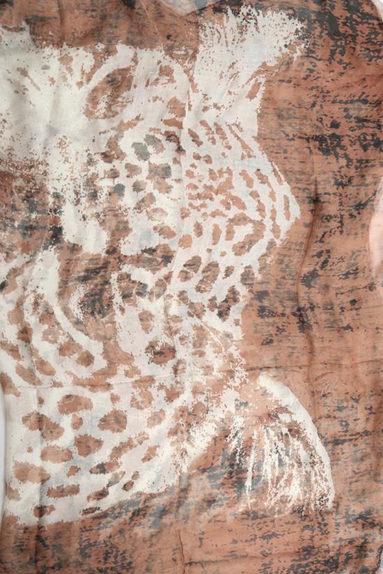  이갈 아즈로엘 머플러/스카프 Yigal Azrouel 히든 레오 스카프 브라운 - YIGAL AZROUEL