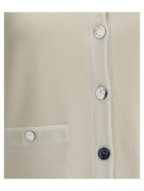 25SS 토리버치 가디건 146098102 NEW IVORY WHITE ASPARA DOM - TORY BURCH