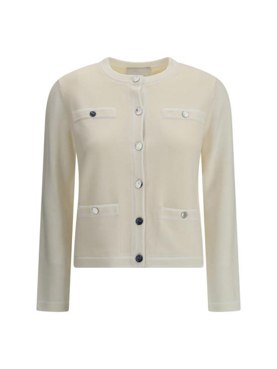 25SS 토리버치 가디건 146098102 NEW IVORY WHITE ASPARA DOM