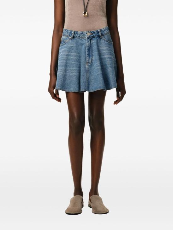 25SS 아미 숏 스커트 FSK038DE0046480 USED BLUE DOM - AMI