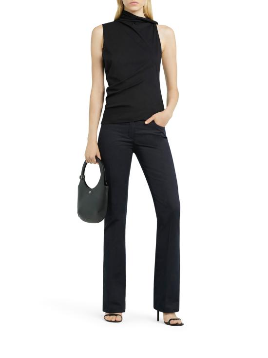 25SS 쿠레쥬 민소매 티셔츠 125JDE125JS0107 9999 BLACK DOM - COURREGES