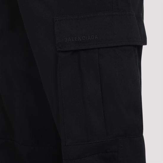 25SS 발렌시아가 스트레이트 팬츠 814567TRP091000 BLACK DOM - BALENCIAGA