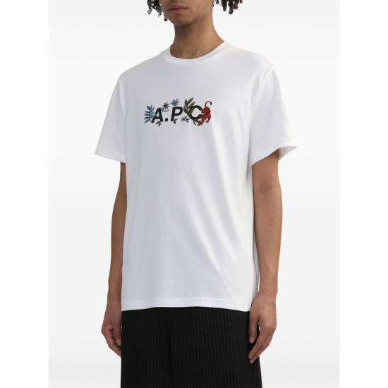 25SS 아페쎄 반팔 티셔츠 COBQXM26497AAB WHITE DOM - A.P.C.