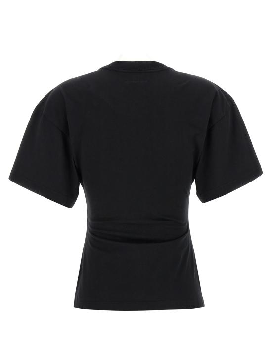 25SS 쿠레쥬 반팔 티셔츠 125JTS168JS0107 9999 BLACK DOM - COURREGES