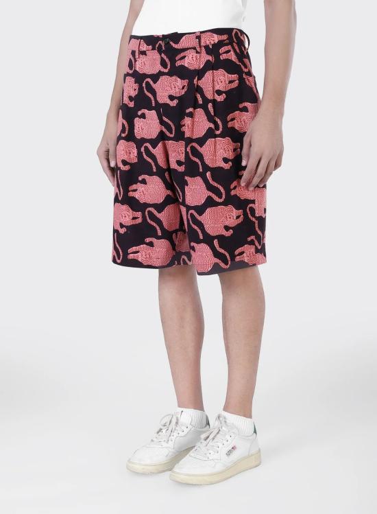  Kardo 숏팬츠 카르도 아르만 쇼츠 타이거 프린트 코럴 블랙 - OTHER BRANDS
