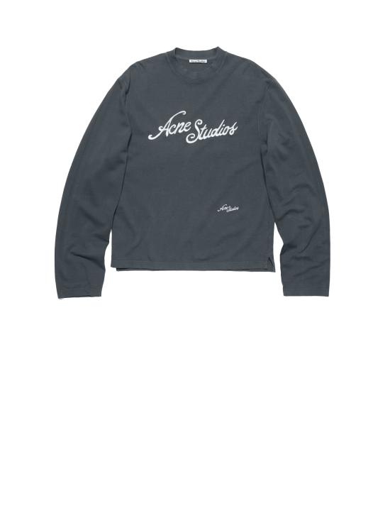 25SS 아크네 스튜디오 긴팔 티셔츠 CL0339DJO FADED GREY DOM