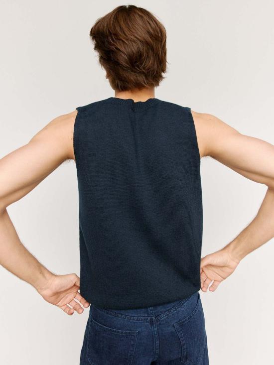  더로우 베스트 더 로우 코웬  다크 네이비 - THE ROW