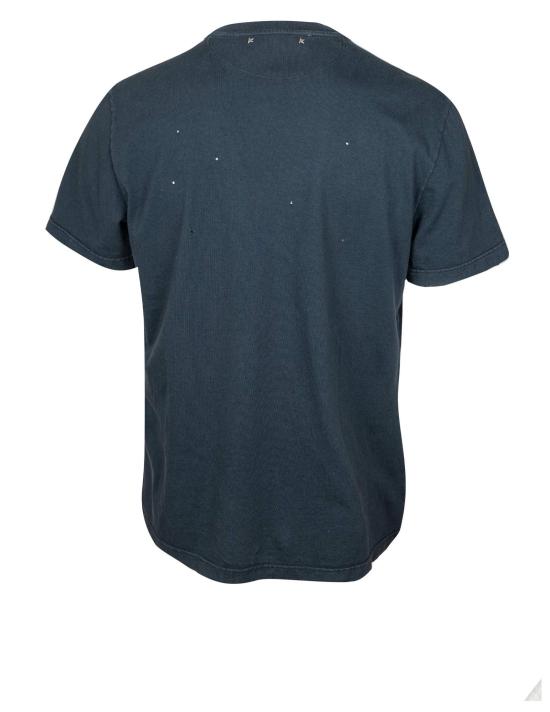 25SS 골든구스 반팔 티셔츠 GMP01220P00185790482 BLACK DOM - GOLDEN GOOSE