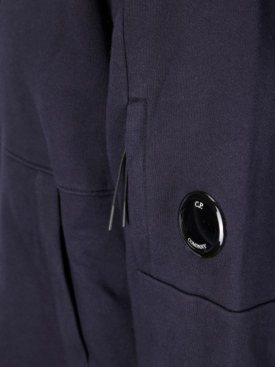 25SS 씨피 컴퍼니 다이애그널 레이즈드 플리스 후드 티셔츠 18CMSS024A005086W888 TOTAL ECLIPSE DOM - C.P. COMPANY