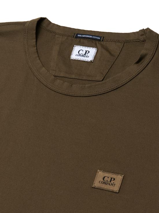 씨피 컴퍼니 반팔 티셔츠 18CMTS087A 006374G 683 IVY GREEN DOM - C.P. COMPANY