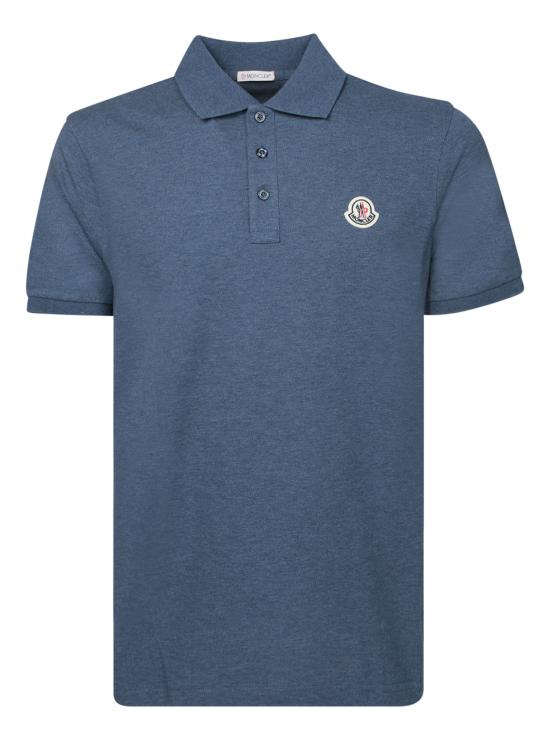 25SS 몽클레어 폴로 티셔츠 8A0002689A16794 BLUE DOM