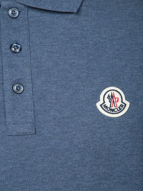 25SS 몽클레어 폴로 티셔츠 8A0002689A16794 BLUE DOM - MONCLER