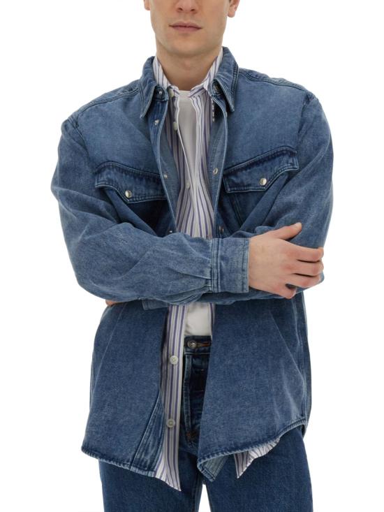 25SS 이자벨마랑 반팔 셔츠 CH0085HBB1I15H30AE AZURE DOM - ISABEL MARANT