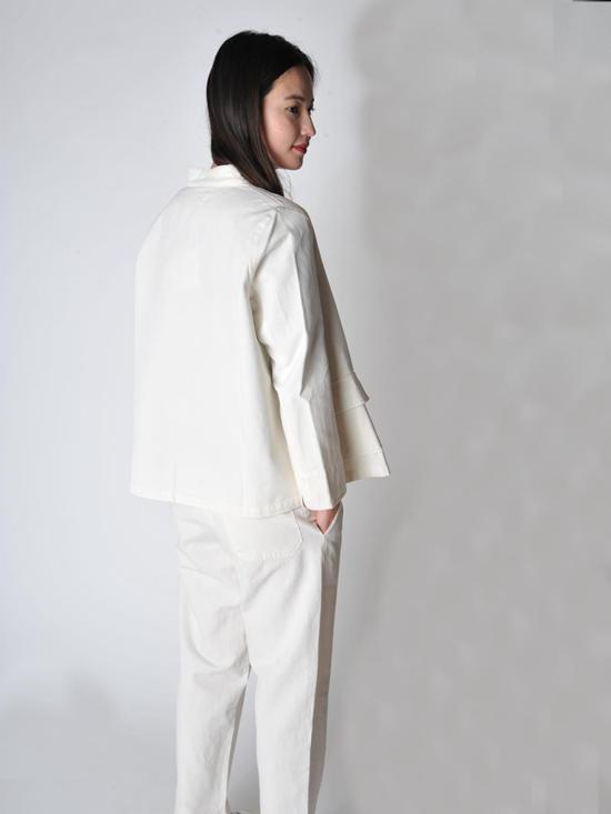  라보아트 자켓 마리나 테드 재킷 크림 - LABO.ART