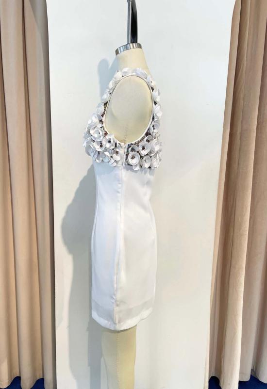  LA FUORI 롱 원피스 La Fuori 플로럴 미니 드레스 화이트 - LA FUORI