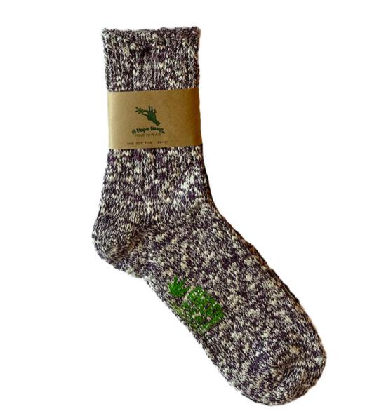  어 호프 헴프 양말 A Hope Hemp  보라색